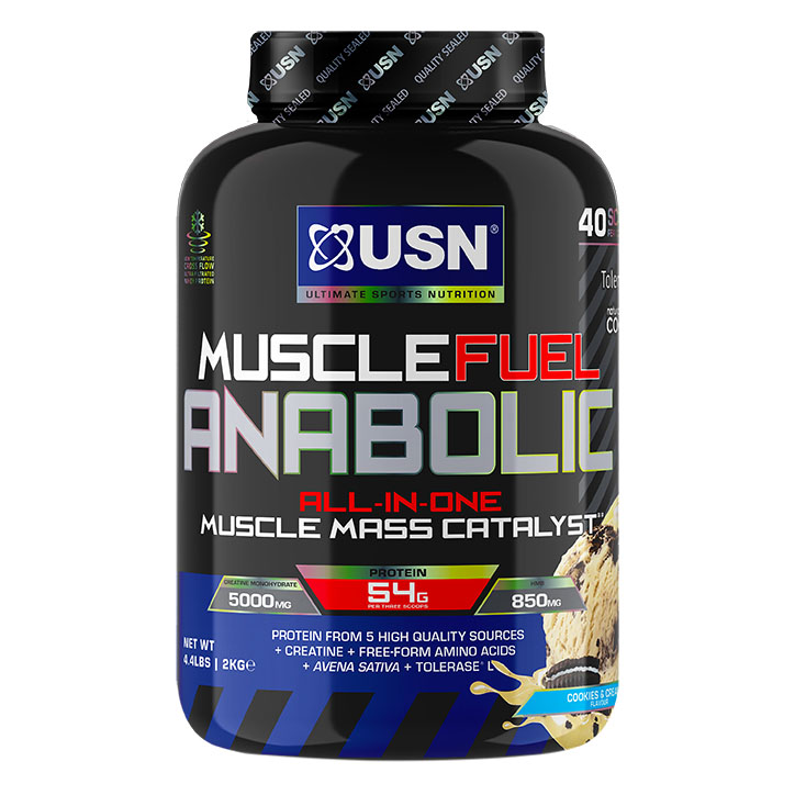 USN Muscle Fuel Anabolic Cookies & Cream 2kg-1