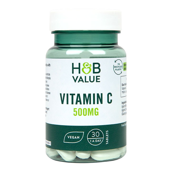 H&B Value Vitamin C 500mg 30 Tablets-1