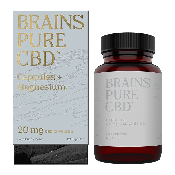 Brains Pure CBD Capsules + Magnesium 28 Capsules-1