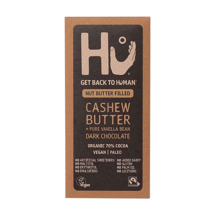 Hu Cashew Butter + Pure Vanilla Bean Dark Chocolate Bar 60g-1