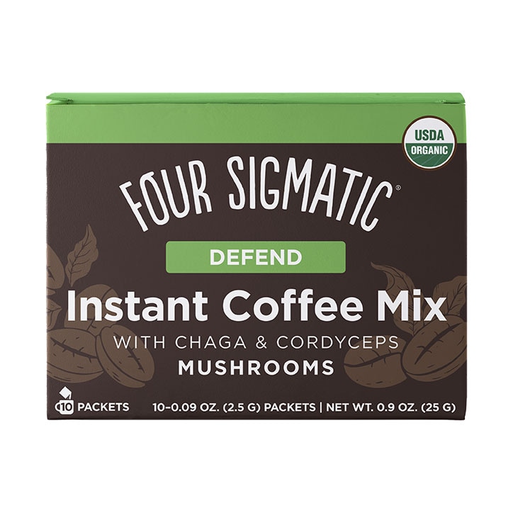 Four Sigmatic Instant Organic Coffee with Mushroom Chaga Extract 10 Sachets-1