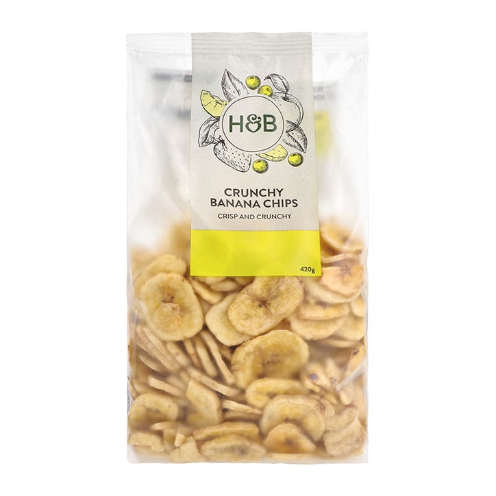 Holland & Barrett Crunchy Banana Chips 420g-1