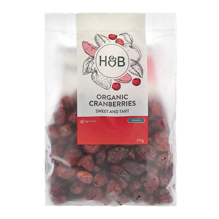 Holland & Barrett Organic Cranberries 210g-1