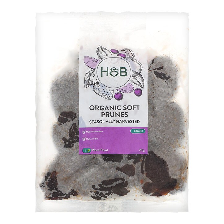 Holland & Barrett Organic Soft Prunes 210g-1