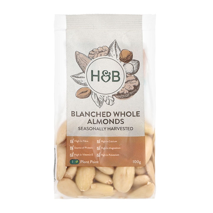 Holland & Barrett Blanched Whole Almonds 100g-1