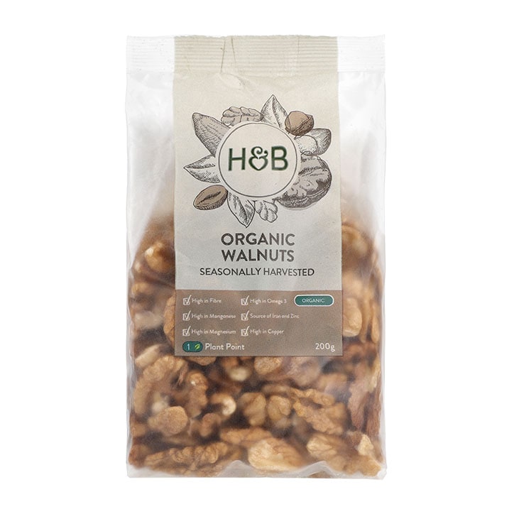 Holland & Barrett Organic Walnut Halves 200g-1