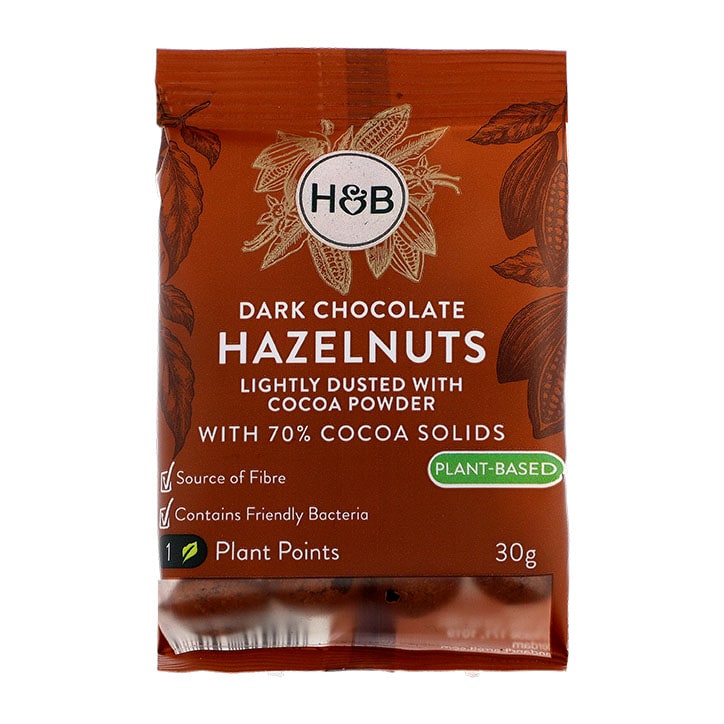 Holland & Barrett Dark Chocolate Hazelnuts 30g-1