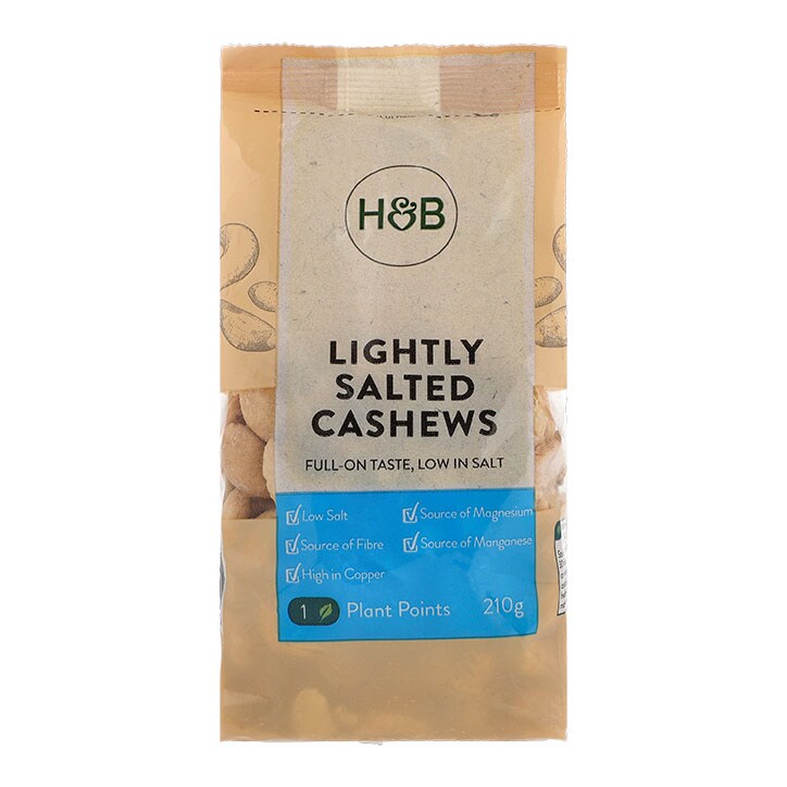 Holland & Barrett Lightly Salted Cashews 210g-1