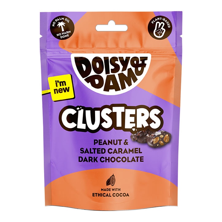 Doisy & Dam Peanut and Salted Caramel Clusters 80g-1