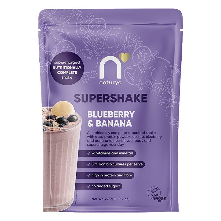 Naturya SuperShake Blueberry & Banana 275g-1