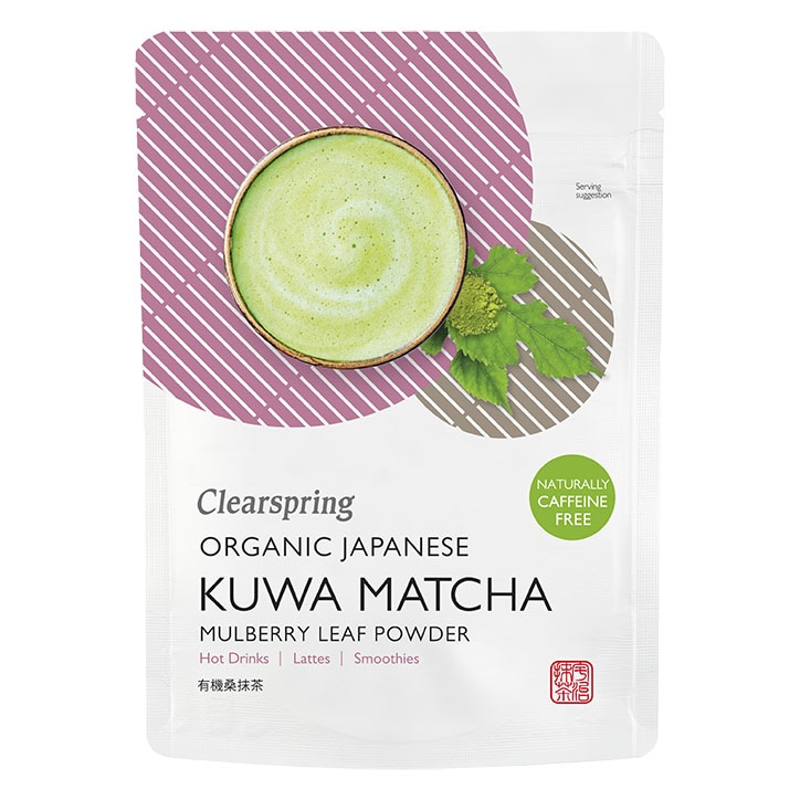 Clearspring Organic Japanese Kuwa Matcha Mulberry Leaf Powder 40g (Decaff)-1