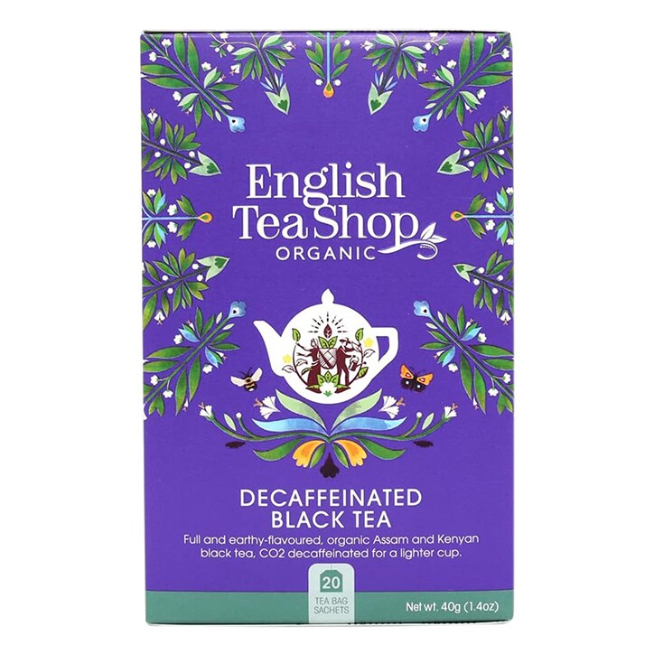 English Tea Shop Organic Decaffeinated Black Tea 20 Tea Bags-1
