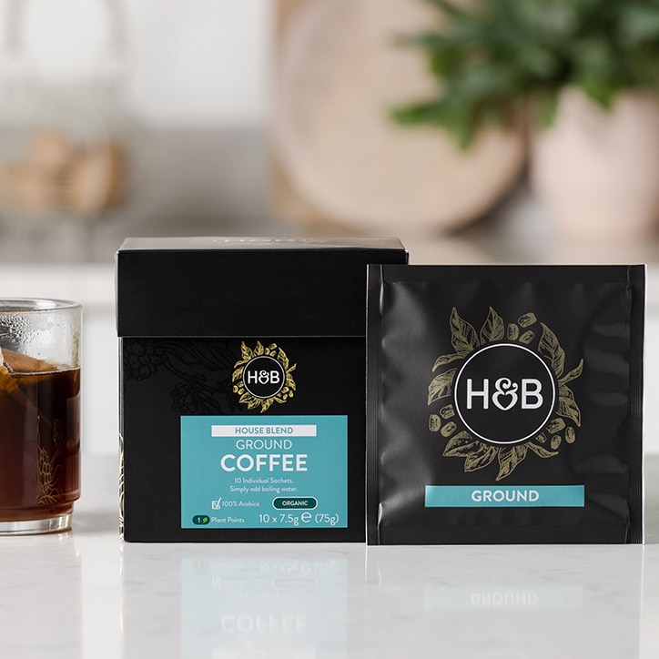 Holland & Barrett House Blend Coffee Bags 10 Sachets-1
