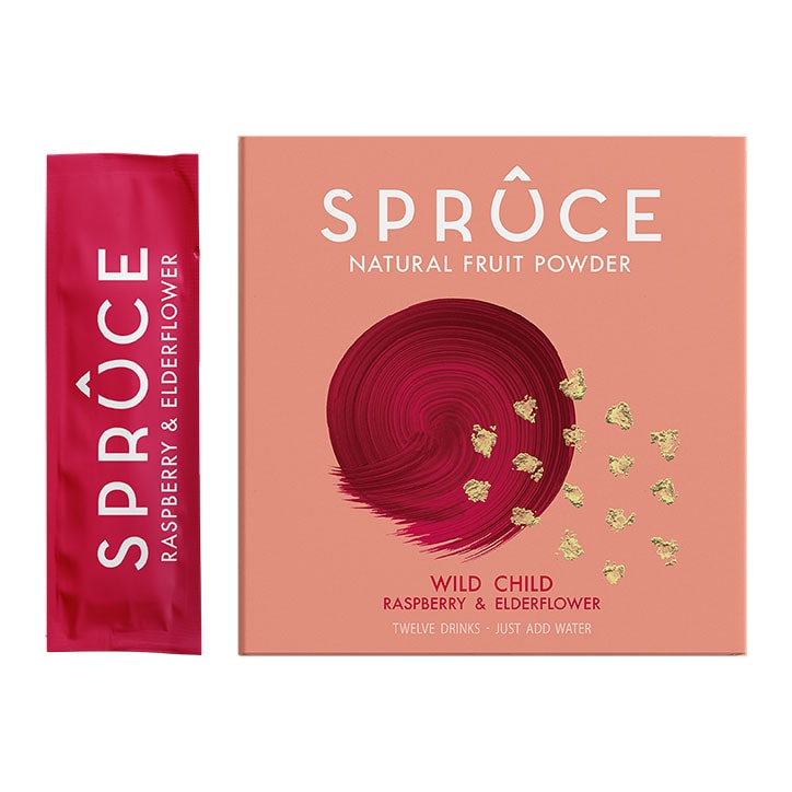 Spruce Raspberry & Elderflower Water Infusions (12 Sachets)-1