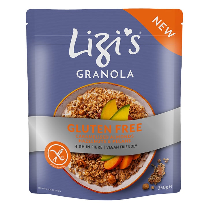 Lizi's Gluten Free Hazelnuts, Pecans & Almonds Granola 350g-1