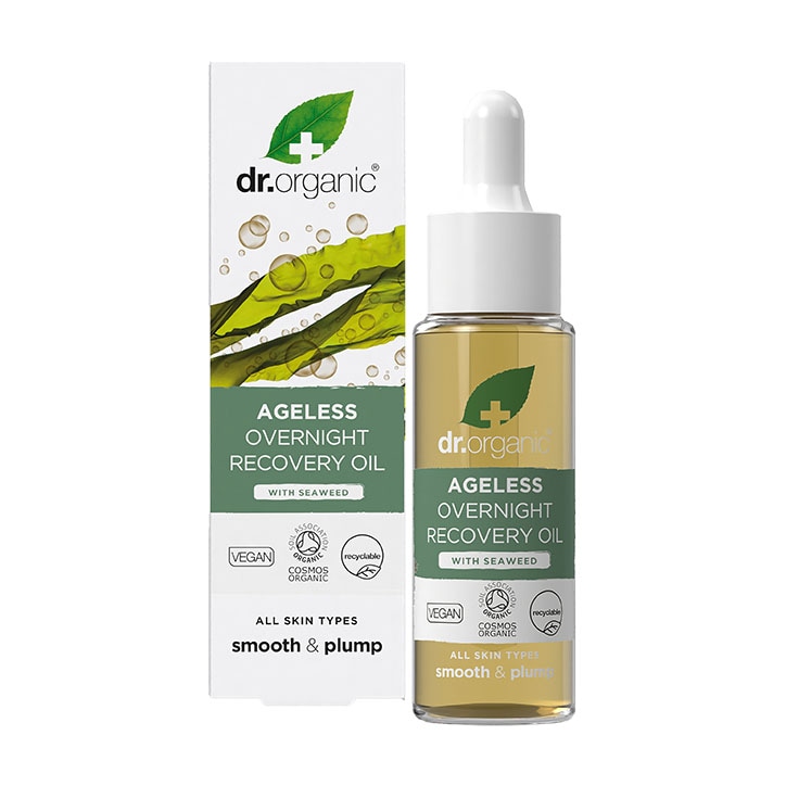 Dr Organic Ageless Overnight Recovery Oil with Seaweed 30ml-1