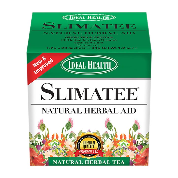 Ideal Health Slimatee Green Tea & Gentian 10 Tea Bags-1