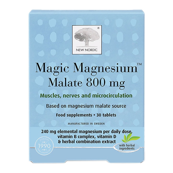 New Nordic Magic Magnesium Malate 800mg 60 Tablets-1