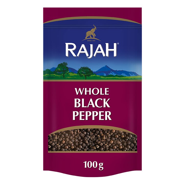 Rajah Whole Black Pepper 100g-1