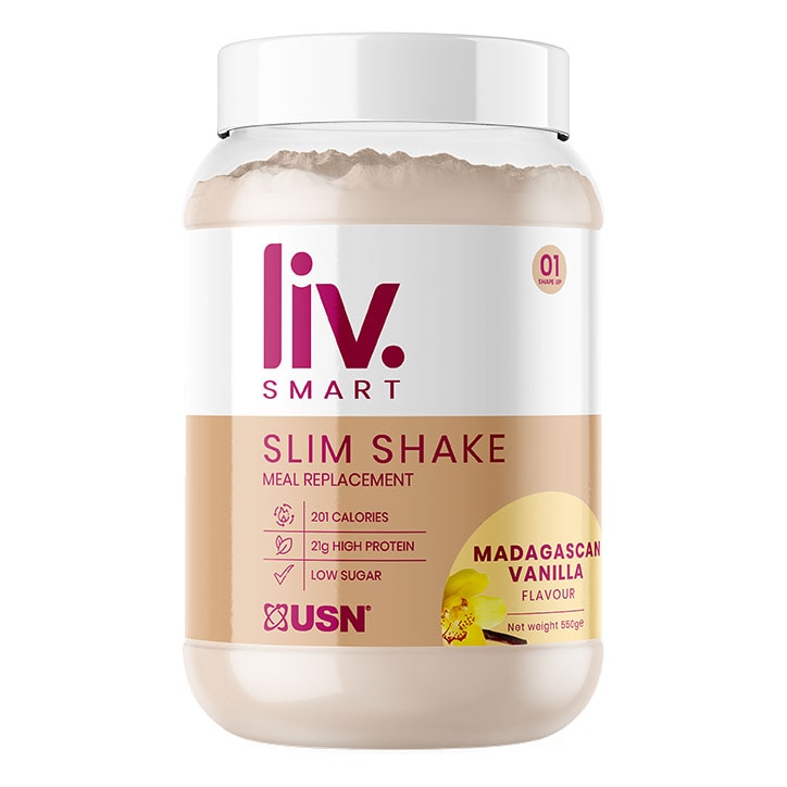 USN Liv.Smart Slim Shake Meal Replacement Vanilla 550g-1