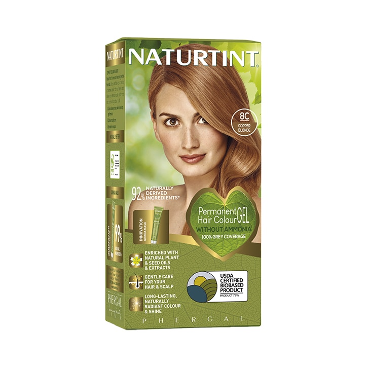Naturtint Permanent Hair Colour 8C (Copper Blonde)-1