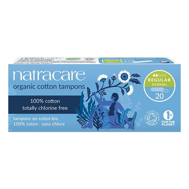Natracare Natural Organic Cotton Tampons 20 Regular-1