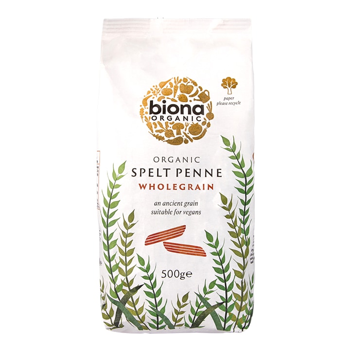Biona Wholegrain Spelt Penne Pasta 500g-1