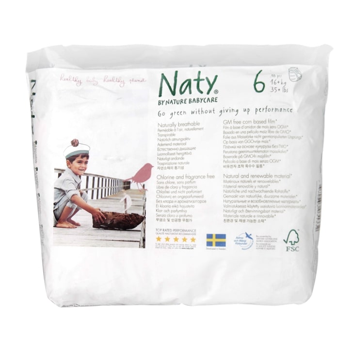 Naty By Nature Natural 18 Pull Up Pants Size 6 Extra Large-1