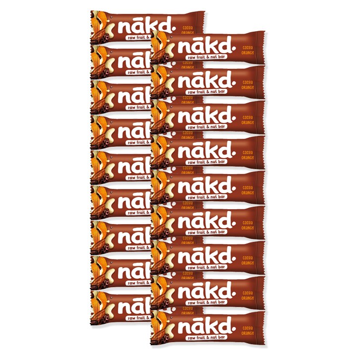 Nakd Cocoa Orange Fruit & Nut Bar 18 x 35g-1