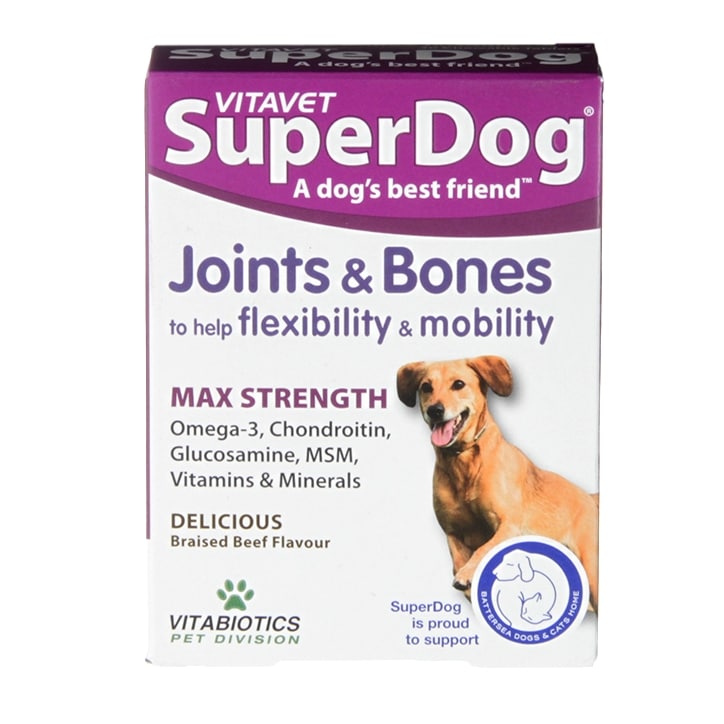 Vitavet Superdog Joint & Bones 30 Tablets-1
