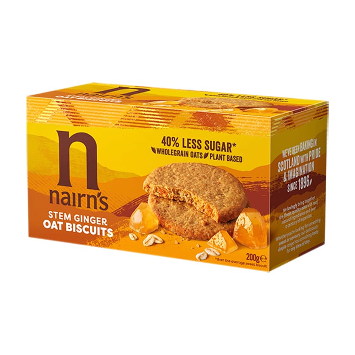 Nairn's Stem Ginger Oat Biscuits 200g-1