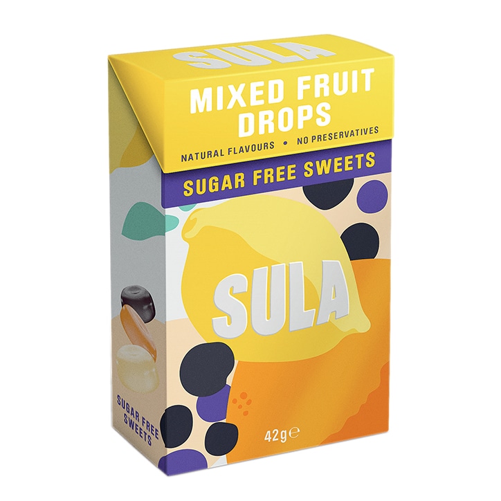 Sula Fruit Mix Sugar Free Sweets 42g-1
