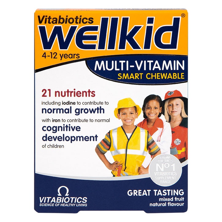 Vitabiotics Wellkid Multi-Vitamin Chewables 30 Tablets-1