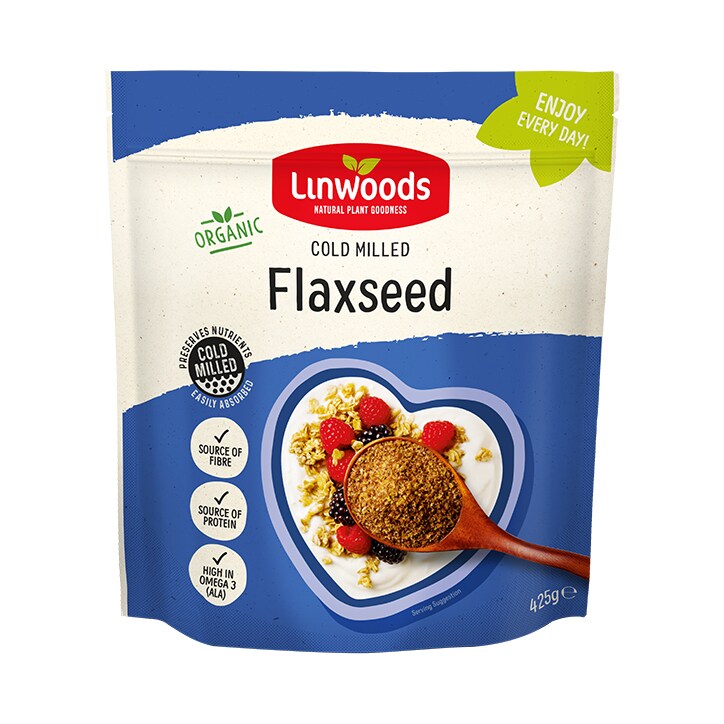 Linwoods Milled Organic Flaxseed 425g-1