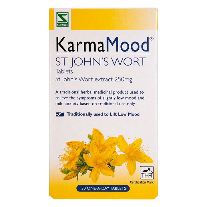 Schwabe Pharma KarmaMood St John's Wort 425mg 30 Tablets-1