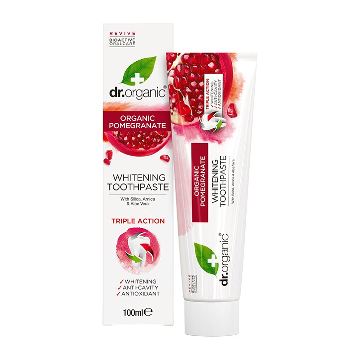 Dr Organic Pomegranate Toothpaste 100ml-1