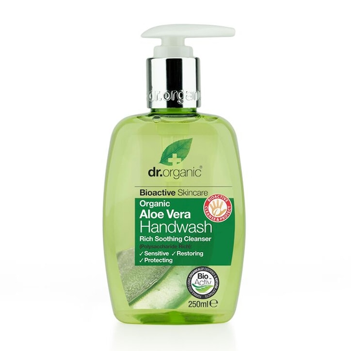 Dr Organic Aloe Vera Hand Wash 250ml-1