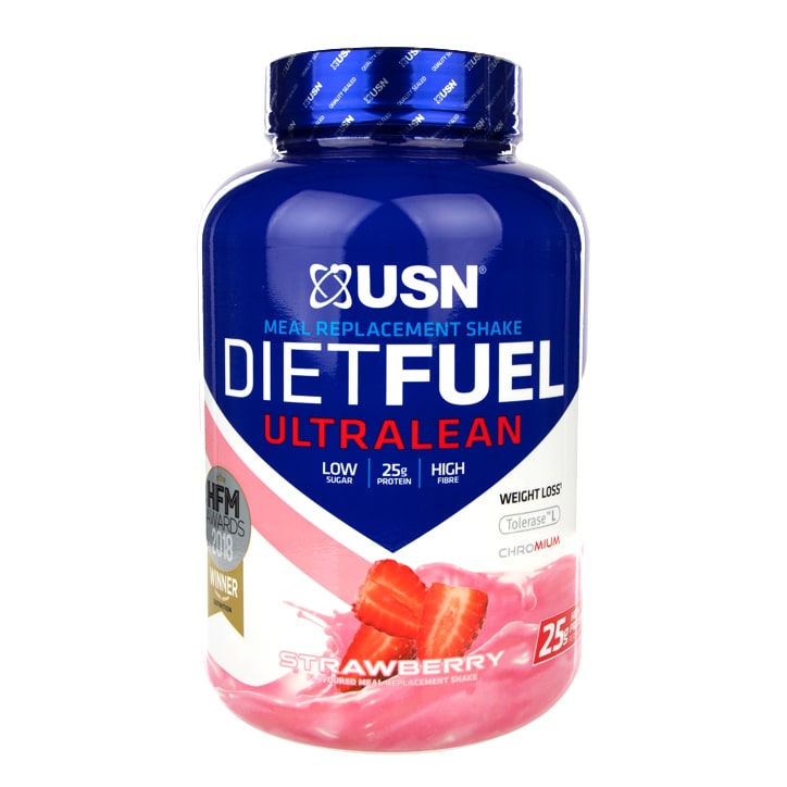 USN Diet Fuel Meal Replacement Shake Strawberry 1kg-1