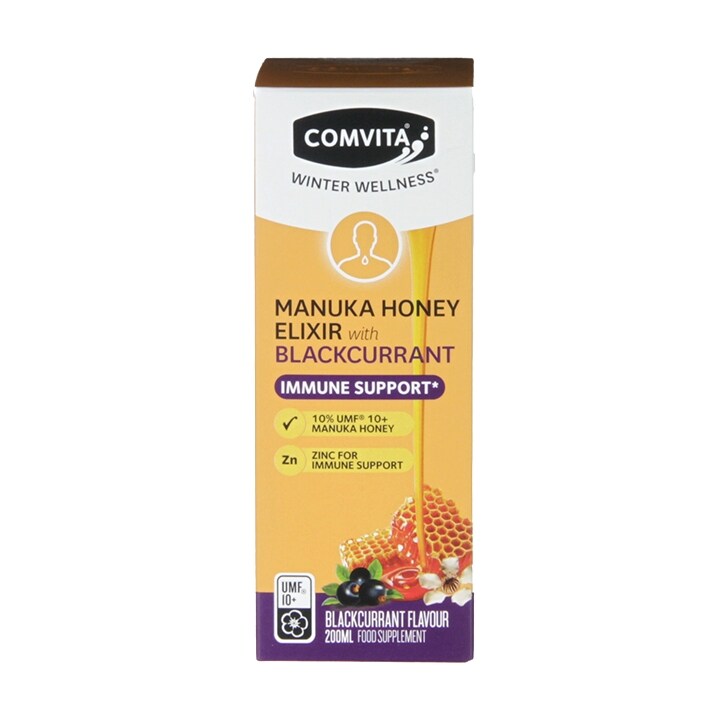 Comvita Manuka Honey & Blackcurrant Elixir 200ml-1