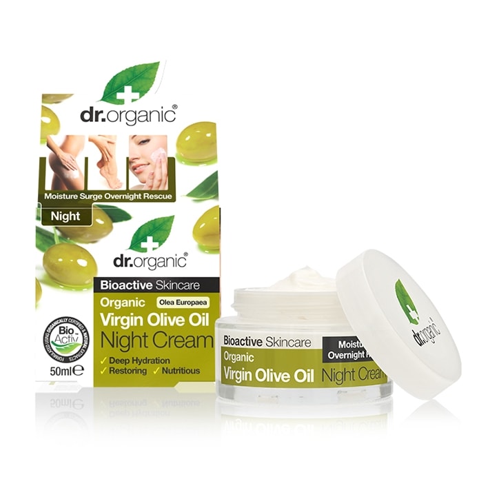 Dr Organic Virgin Olive Oil Night Cream 50ml-1