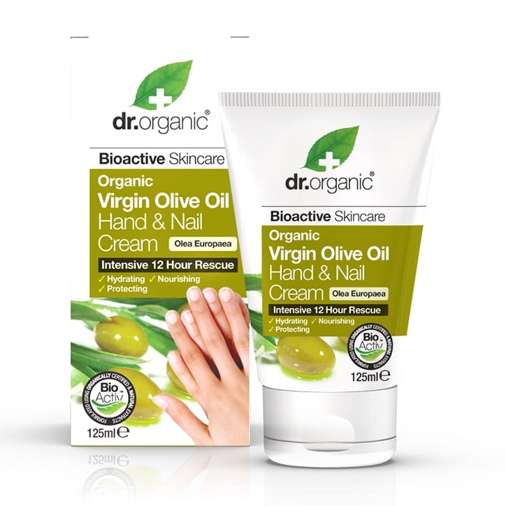 Dr Organic Virgin Olive Oil Hand & Nail Cream 125ml-1