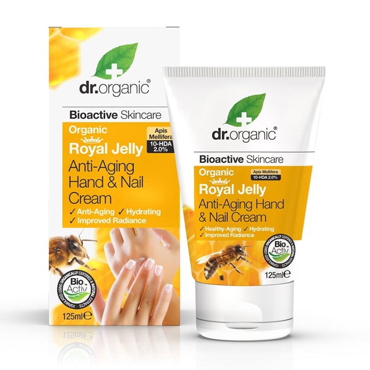 Dr Organic Royal Jelly Anti-Aging Hand & Nail Cream 125ml-1