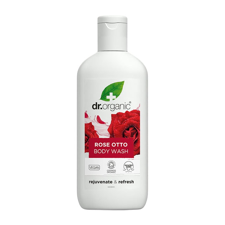 Dr Organic Rose Otto Body Wash 250ml-1