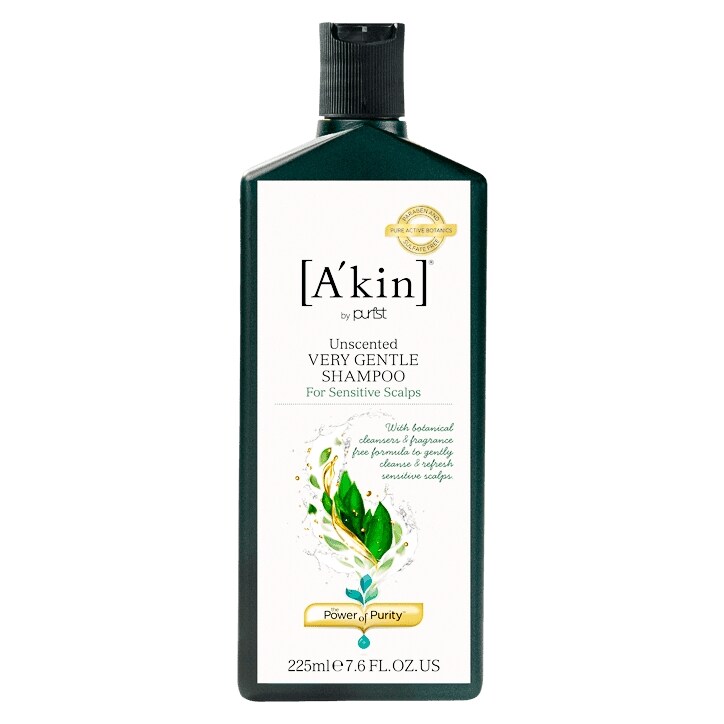 A’kin Unscented Very Gentle Shampoo 225ml-1