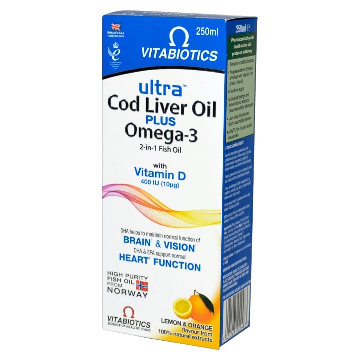 Vitabiotics Ultra Cod Liver Oil Plus Omega 3-1