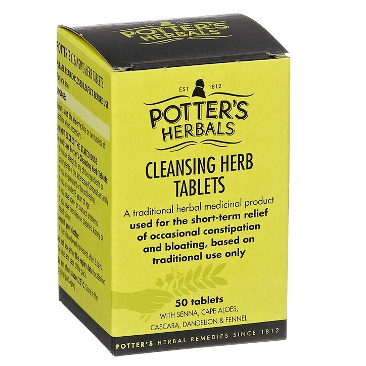 Potters Cleansing Herb 50 Tablets-1