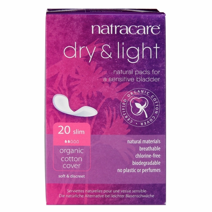 Natracare Natural Organic Dry & Light Incontinence Pads-1