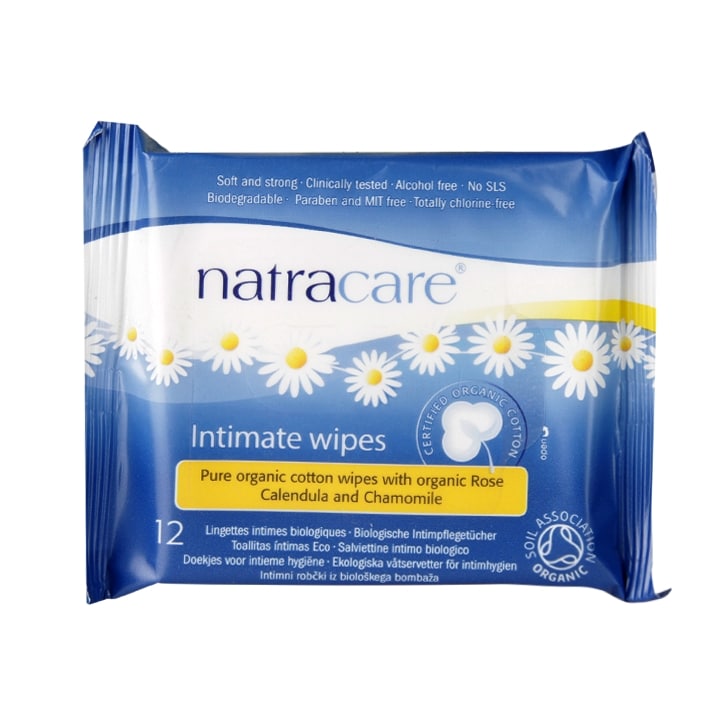 Natracare Natural Organic Intimate Wipes 12-1
