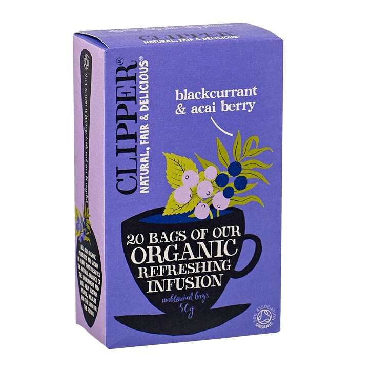 Clipper Blackcurrant & Acai Berry Tea Bags-1