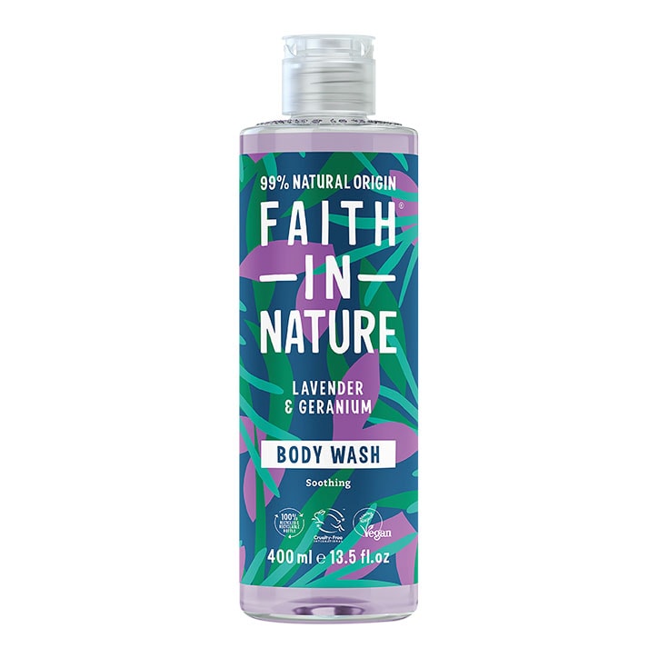 Faith in Nature Lavender and Geranium Body Wash 400ml-1